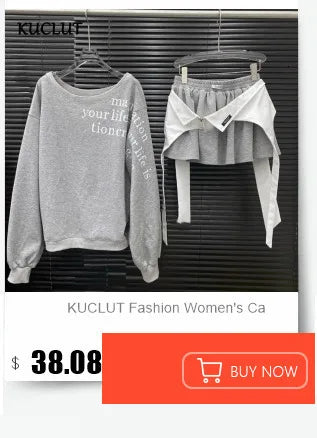 KUCLUT 2025 Autumn New Style Fashion Suit For Women Niche Patchwork Plaid Short Jacket mini Skirt Two-Piece Set Female 1A1237