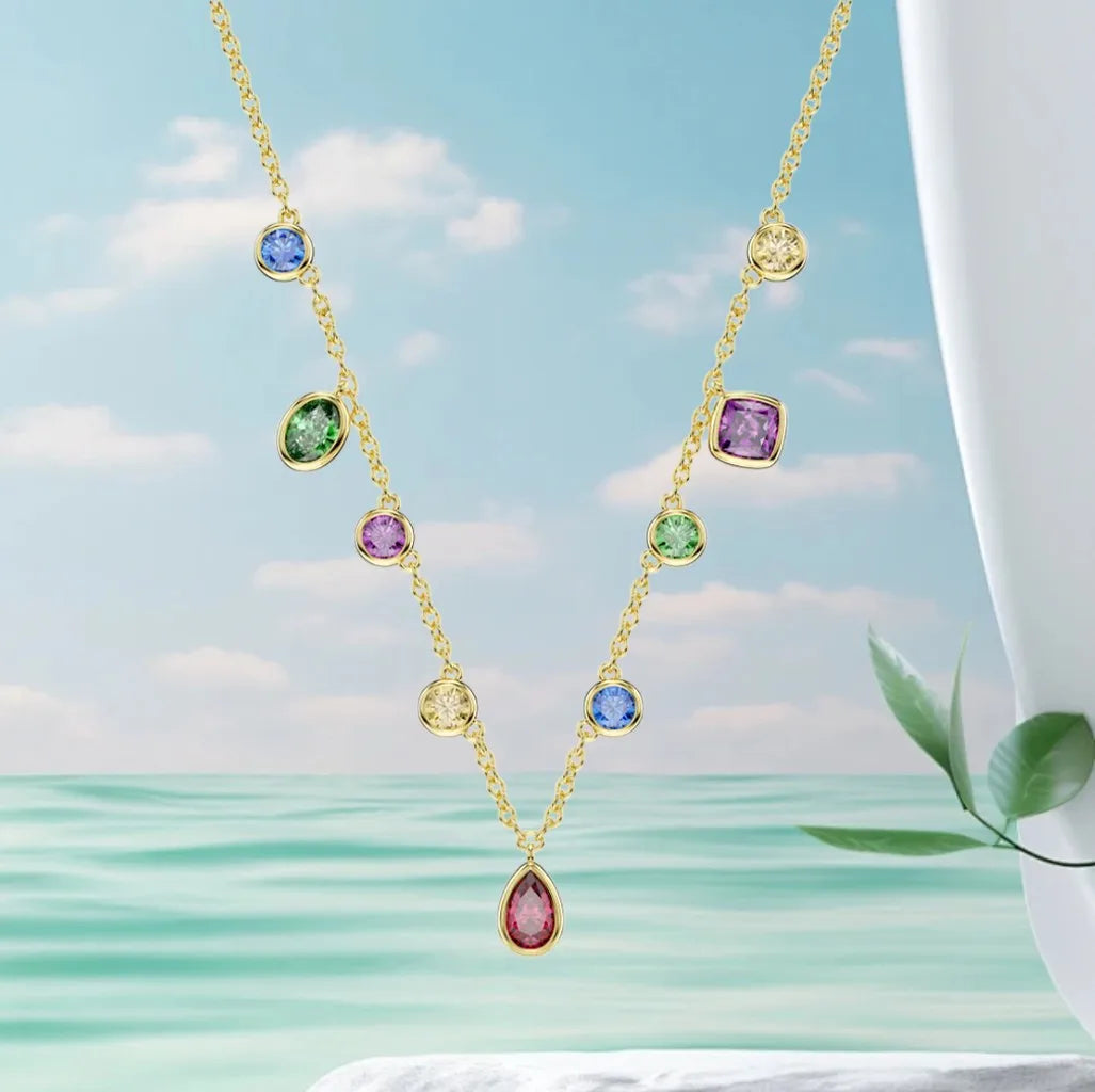 Mixed Cut Crystal Jewelry Set