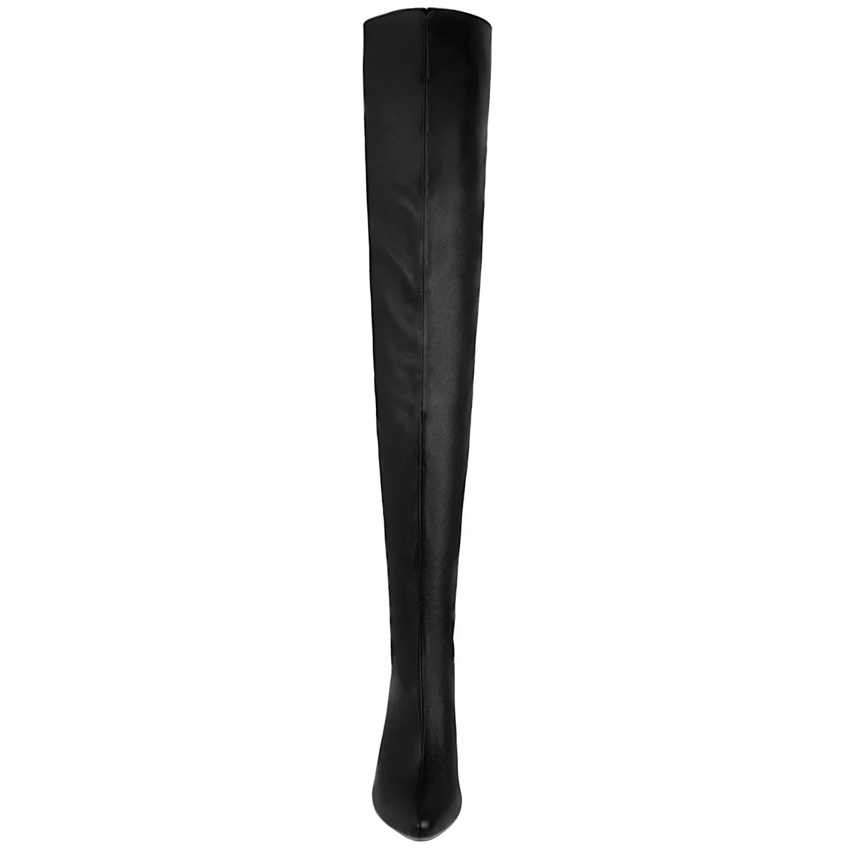 Patent Leather Thigh High Pointed Toe Boots for Women