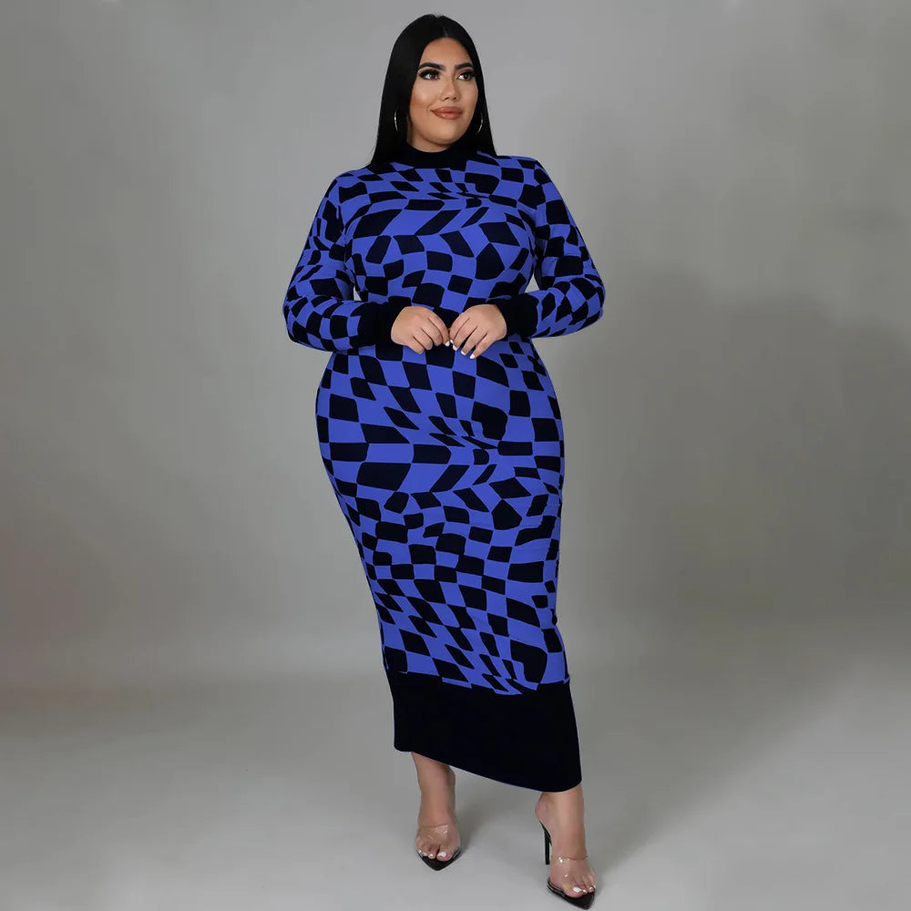 Colorful African Dashiki Print Traditional Dress for Women