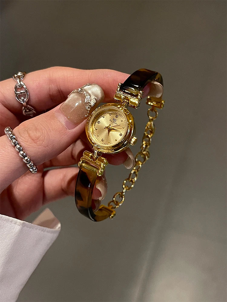 Amber Tortoiseshell Bracelet Watch
