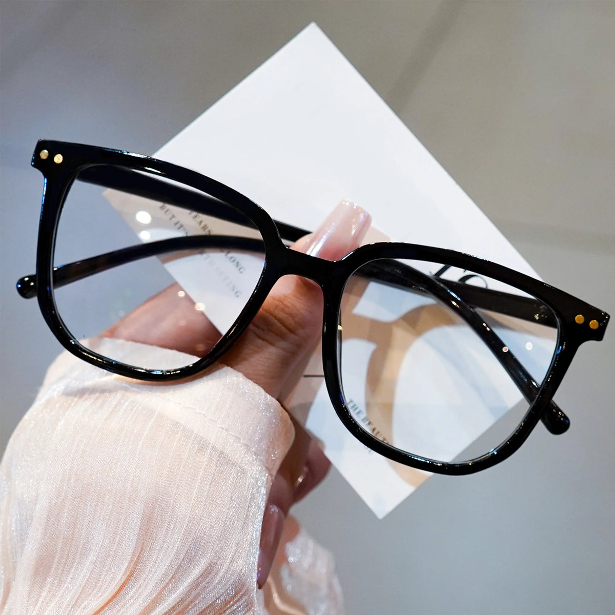 Square Frame Clear Lens Glasses