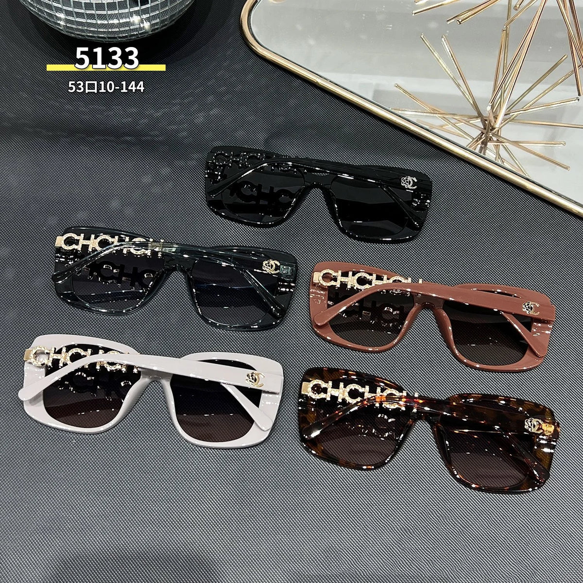 Black Full Frame Cat Eye Sunglasses