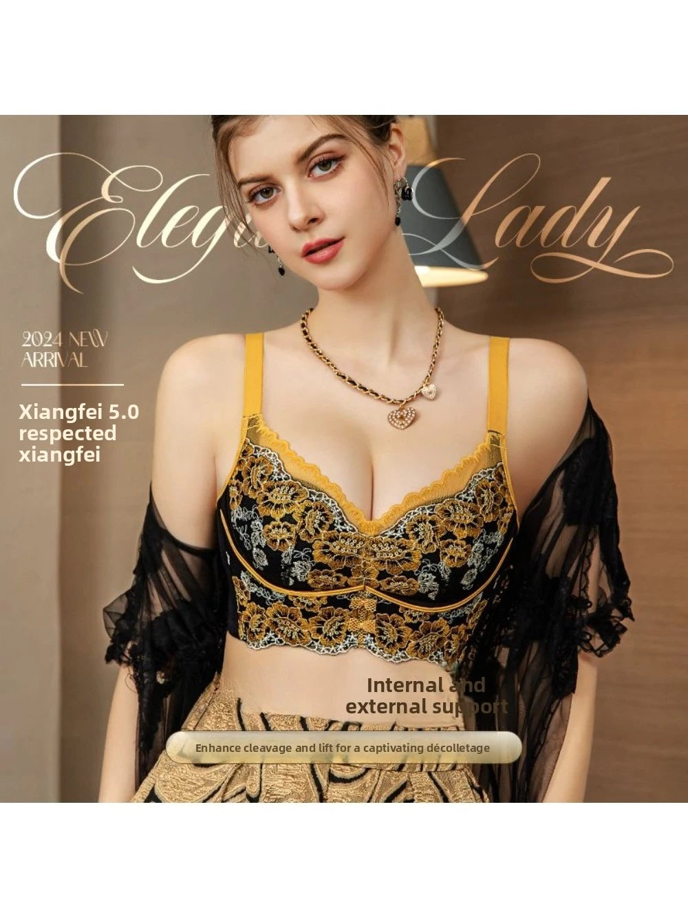 Breathable Seamless Lace Comfort Plus Size Bra for Women