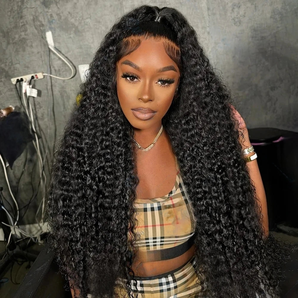 Glueless Deep Wave Water Curl Wig
