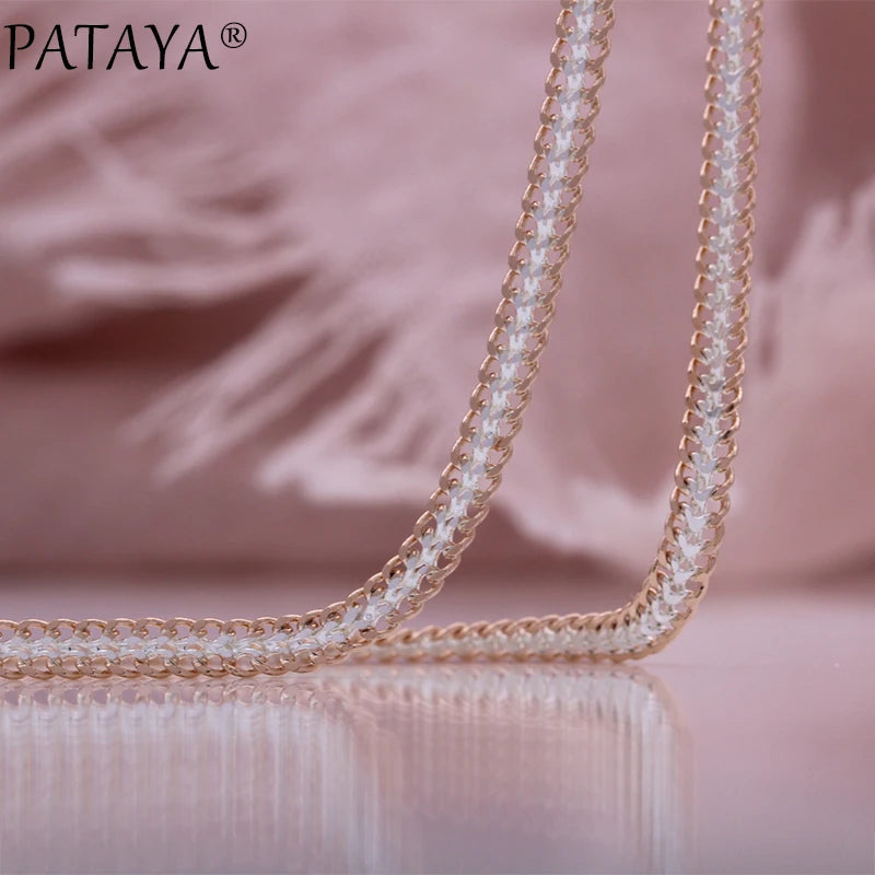 Rose Gold Beaded Link Chain Bracelet