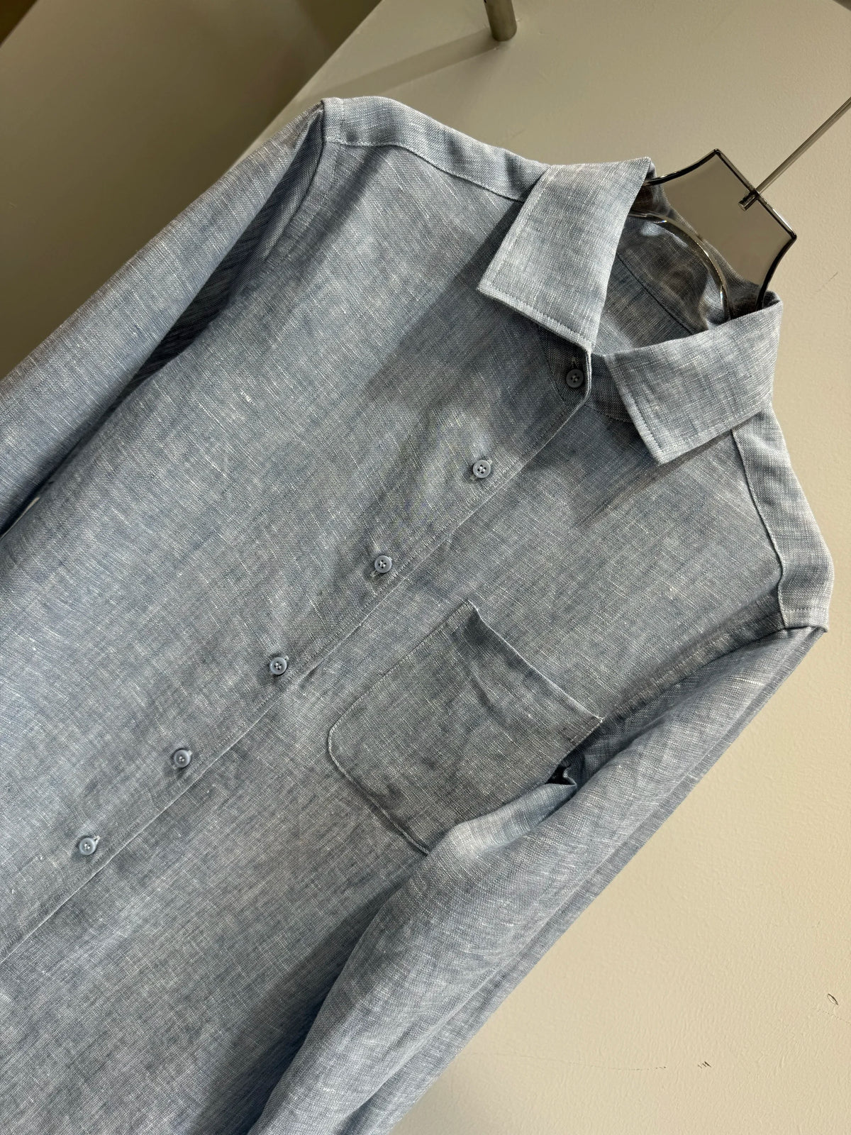 Casual Linen Long Sleeve Outfit Set For Women