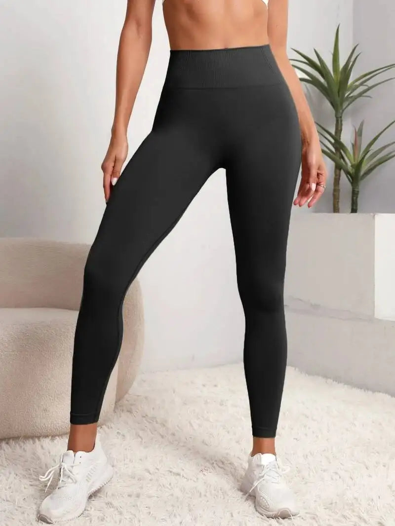 High Waist Seamless Compression Leggings for Women
