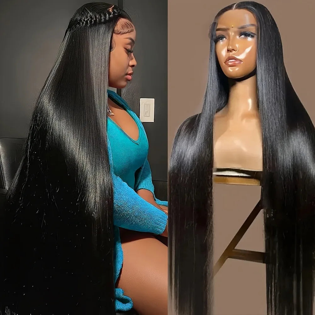 Glueless HD Straight Remy Human Hair Wig for Women