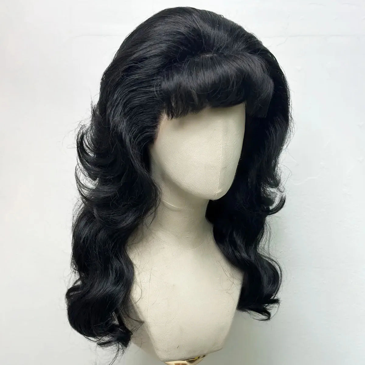 Peggy Bundy Classy 70s Retro Long Brown Hair Wig for Women Costume Accessory 60s 70s Party Cosplay