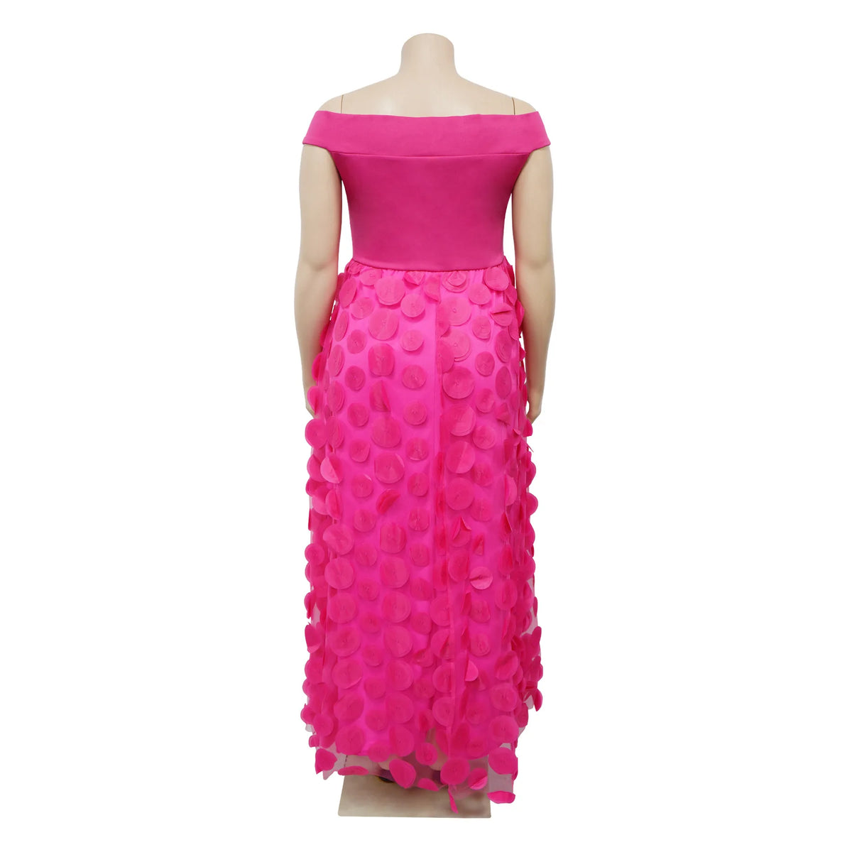 Feather Trim Loose Fit Ankle Length Dress for Women