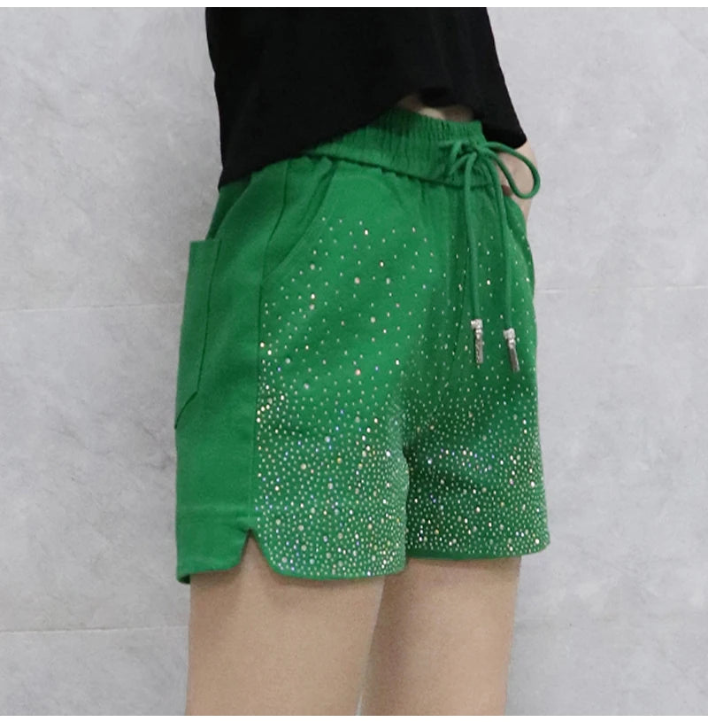 Lightweight High Waist Wide Leg Casual Shorts for Women