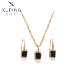 Gold Plated Square Crystal Stud Earrings