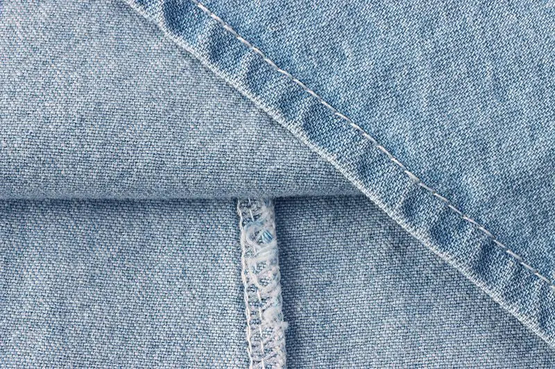 Classic Retro Denim Midi Regular Fit Skirt For Women