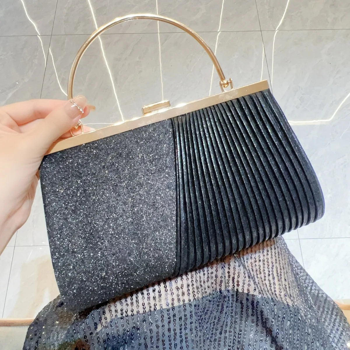 New Evening Women's Bag Luxury Brand Shiny Mini Handbag Colorful Diamond Large Capacity Mini Women's Shoulder Bag High Quality