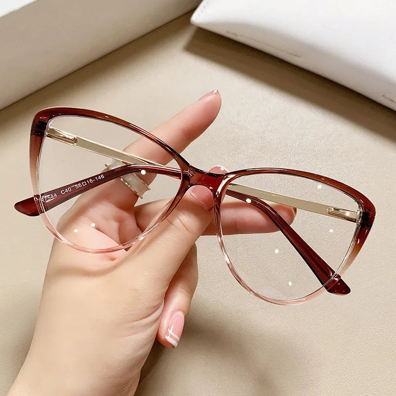 Gradient Frame Fashion Glasses