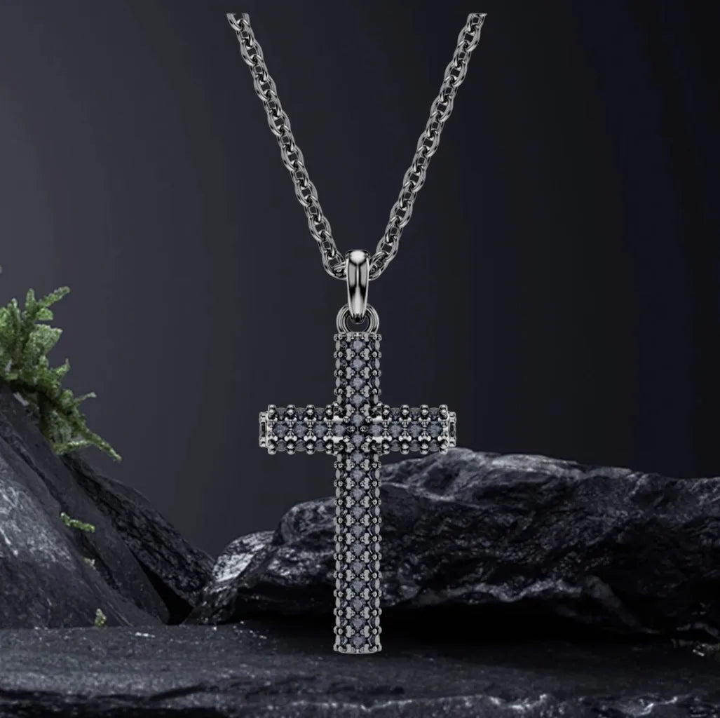 Elegant Silver Crystal Necklace and Earring Set for Women