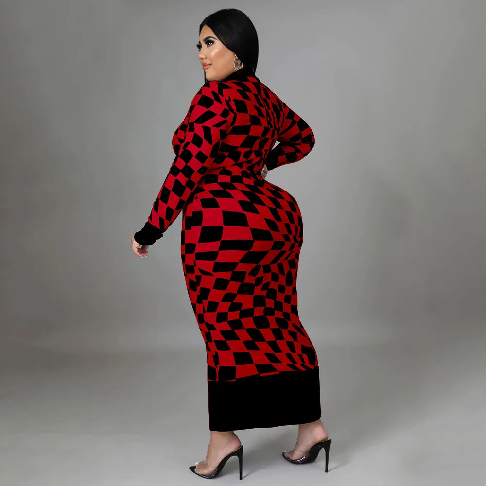 Colorful African Dashiki Print Traditional Dress for Women