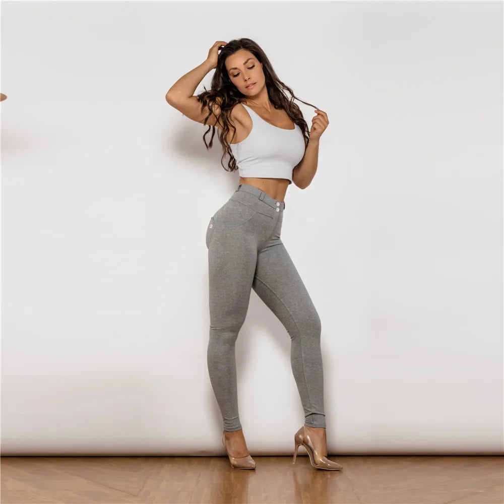 High Stretch Sculpting Slim Fit Pencil Pants for Women