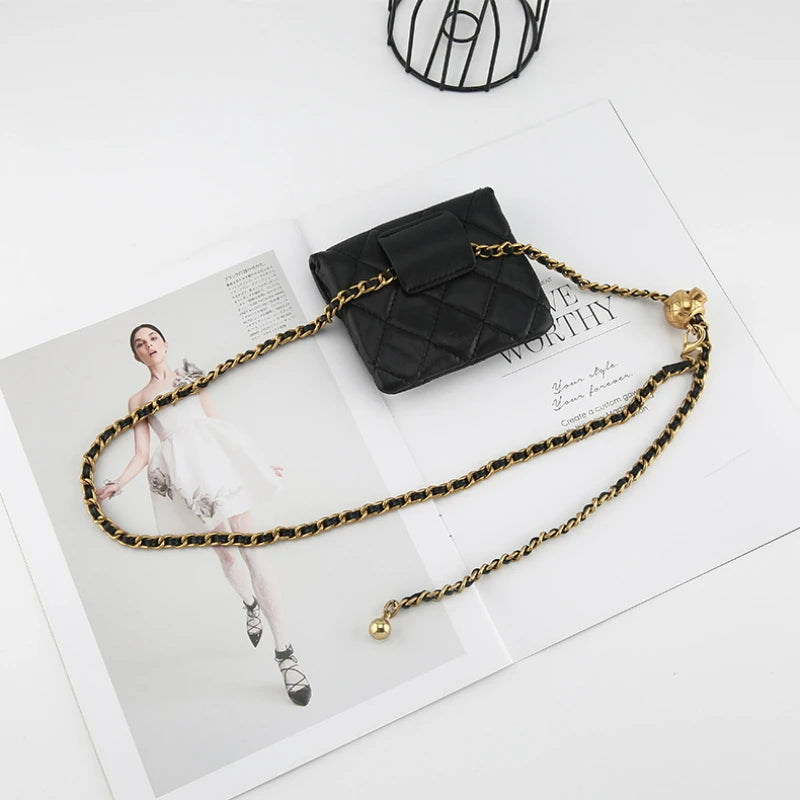 Minimalist Geometric Buckle Casual Belt for Women