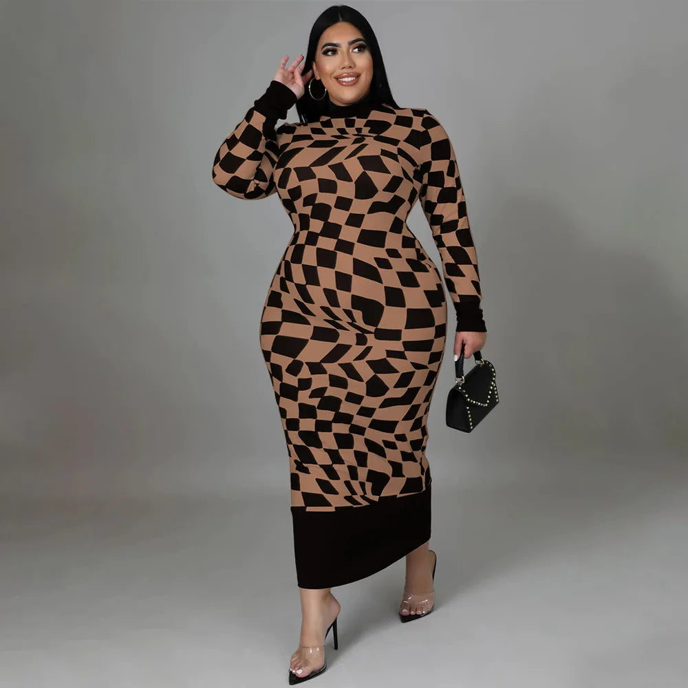 Colorful African Dashiki Print Traditional Dress for Women