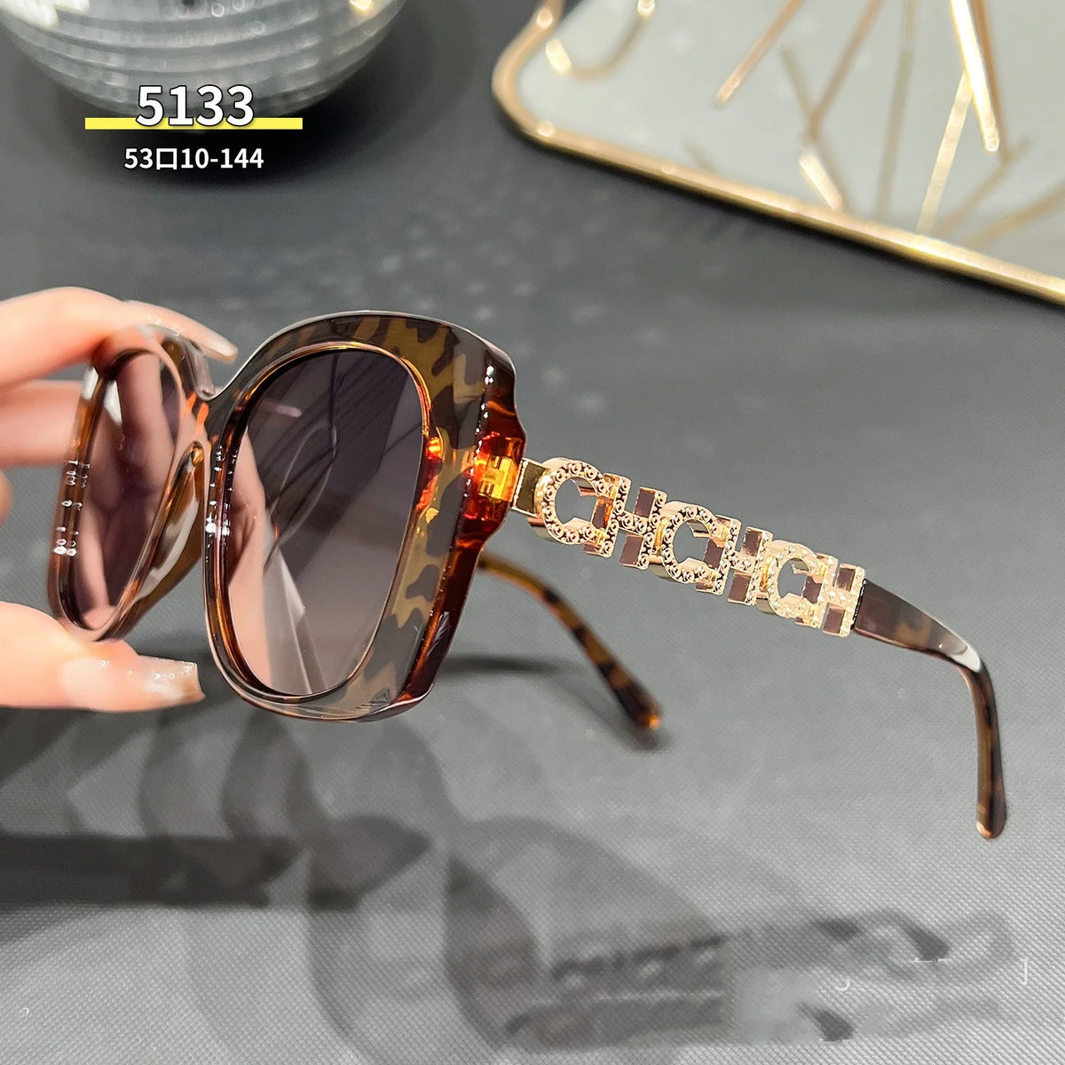 Black Full Frame Cat Eye Sunglasses