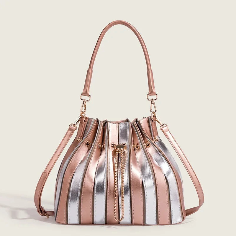 Women's Handbag Luxury Brand Shiny Leather Shiny Fashion Women's Single Shoulder Bag Personalized Fashionable Casual Women's Bag