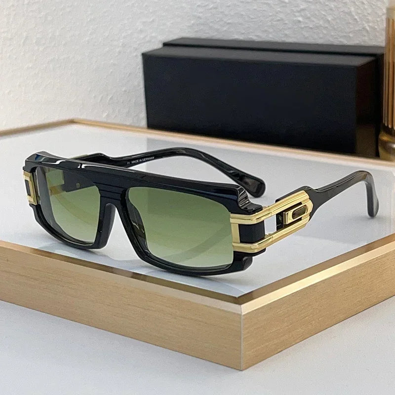 Acetate Square UV400 Sunglasses With Case for Women