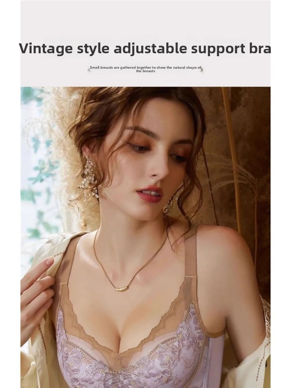 Breathable Seamless Lace Comfort Plus Size Bra for Women