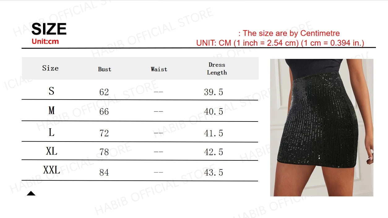 Sequined High-Waisted Mini Skirt