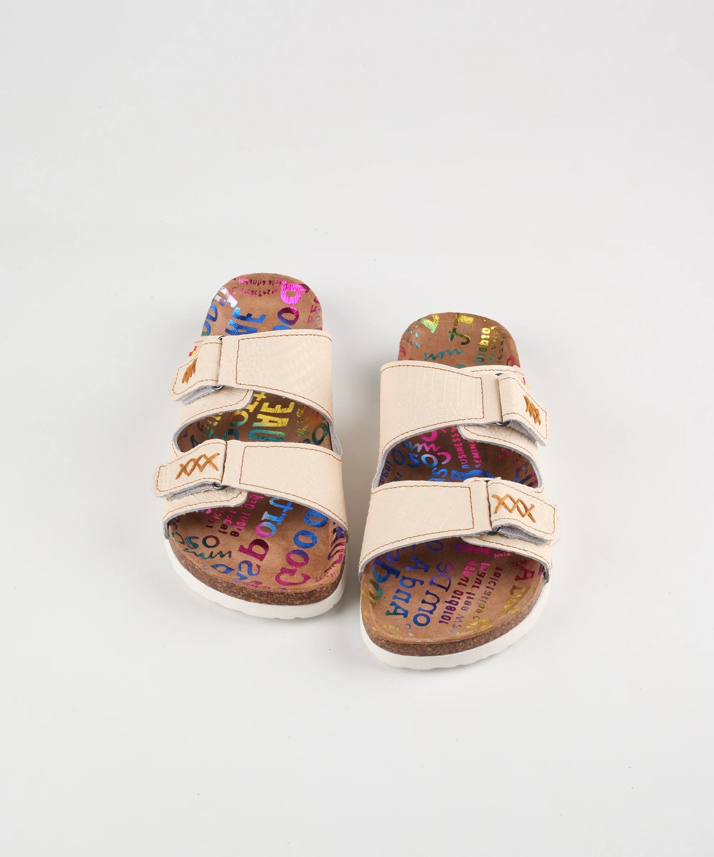 Genuine Leather Flat Sandals