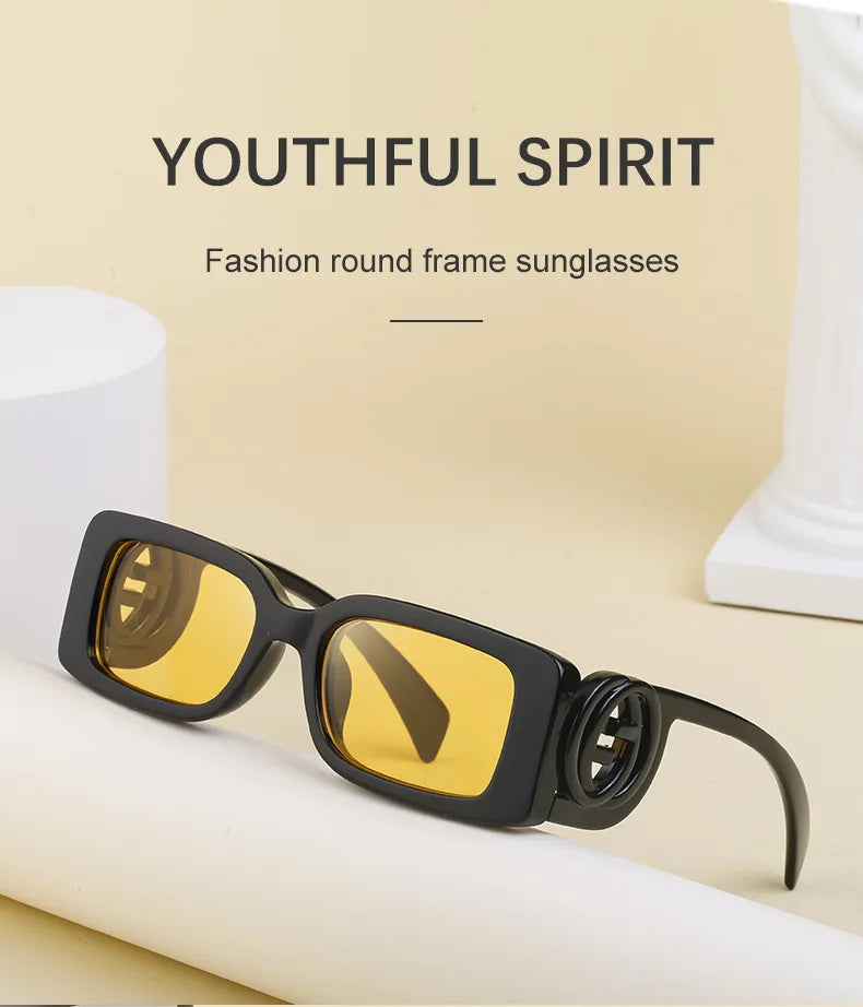 Oversized Square Gradient Sunglasses