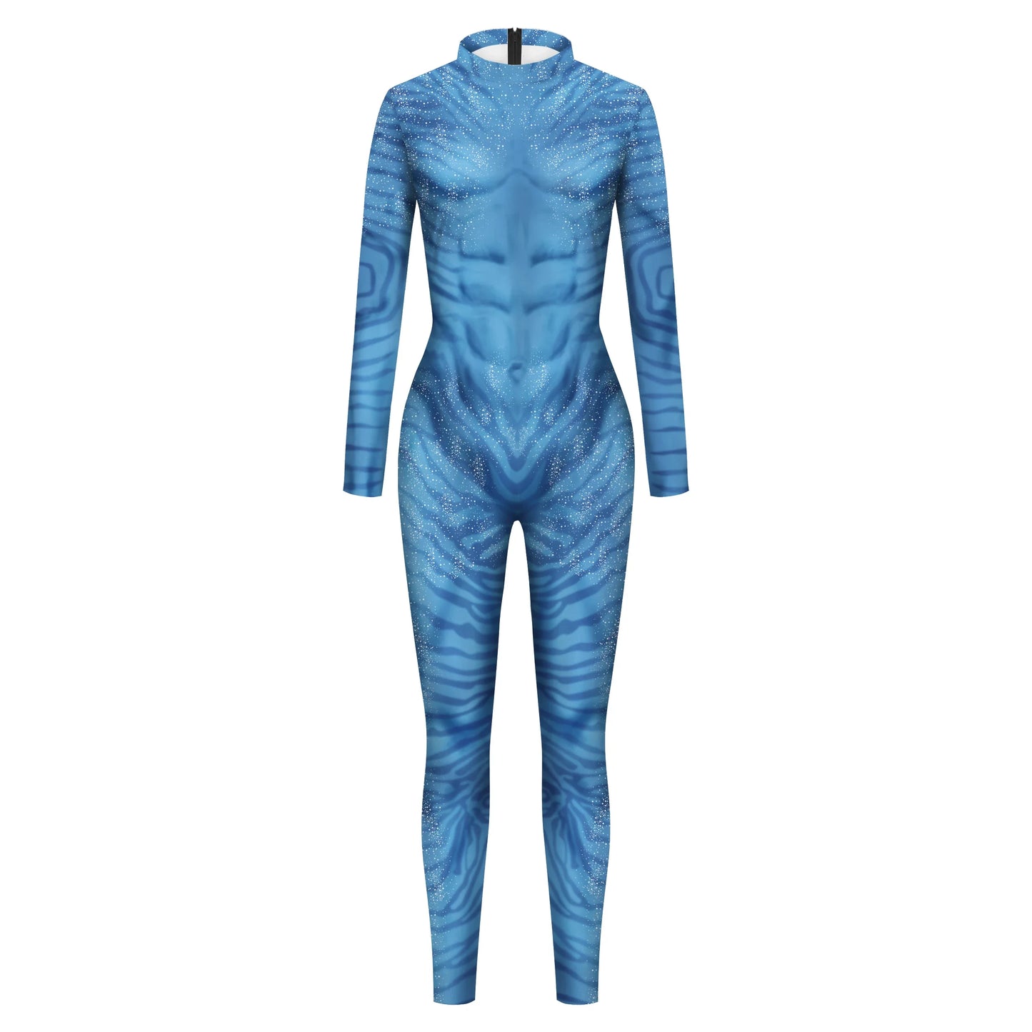 Vivid Animal Print Allover Zentai Bodysuit for Women