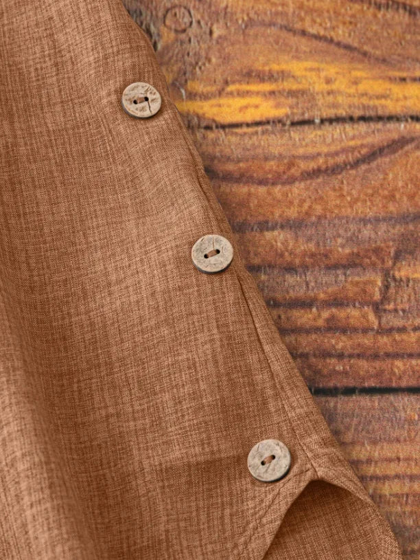 Relaxed Fit Extended Hem High Low Blouse for Women