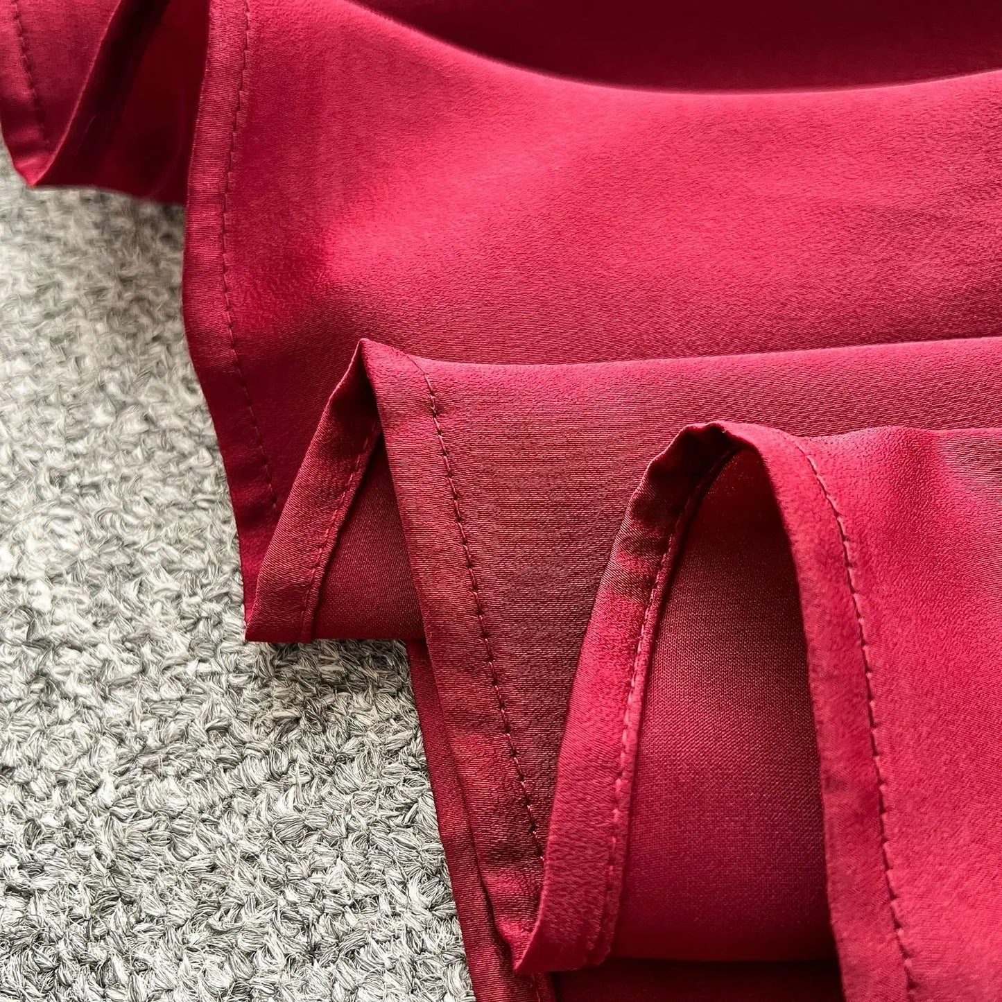 Elegant Long Sleeve Turn Down Collar Solid Color Two Piece Set for Women