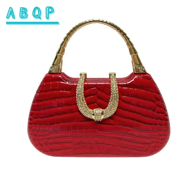 New Banquet Handbag Diamond-encrusted Fashion Dinner Women's Handbag High-quality Fashion Women's Shoulder Oblique Bag