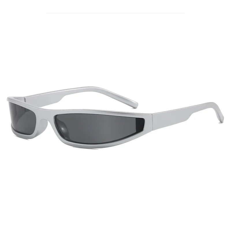 Y2K Wraparound Rectangle Sunglasses