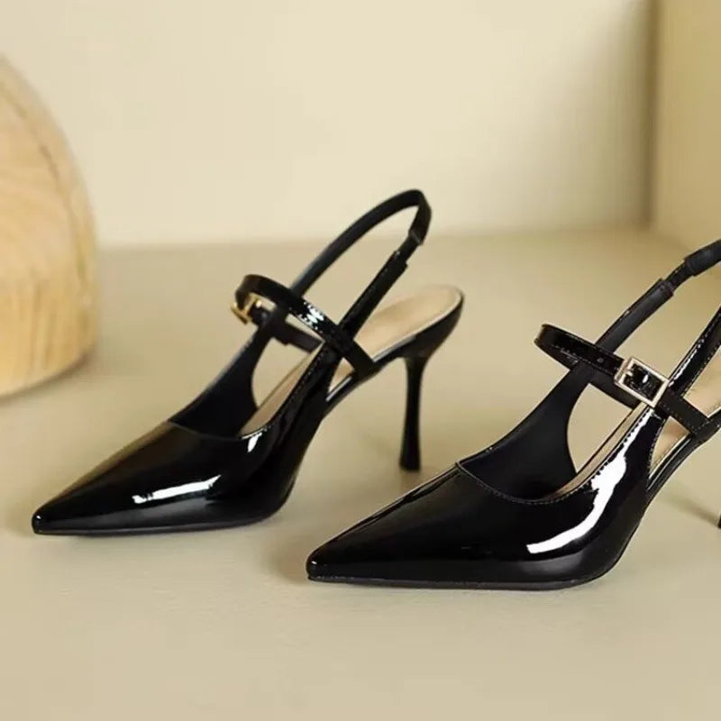 Pointed Toe Stiletto Sandals