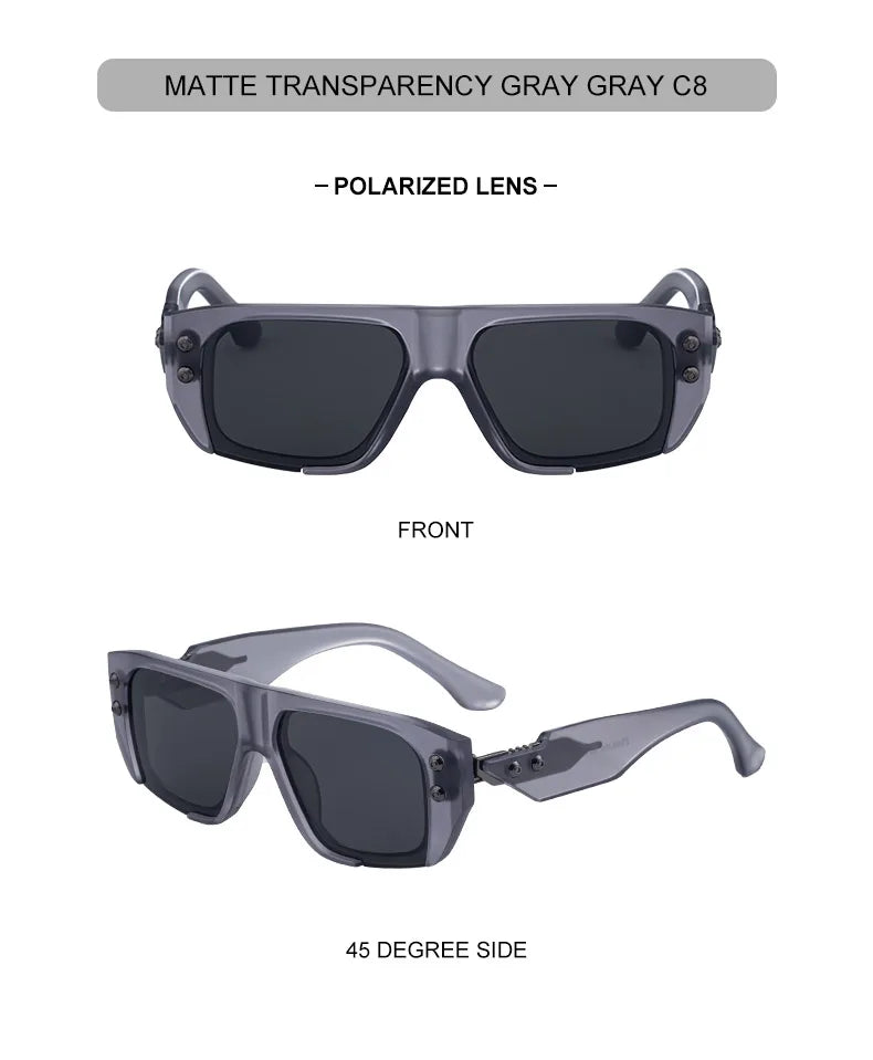 Punk Square Polarized Sunglasses