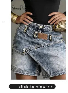 Puff Sleeve Wide Leg Denim Set