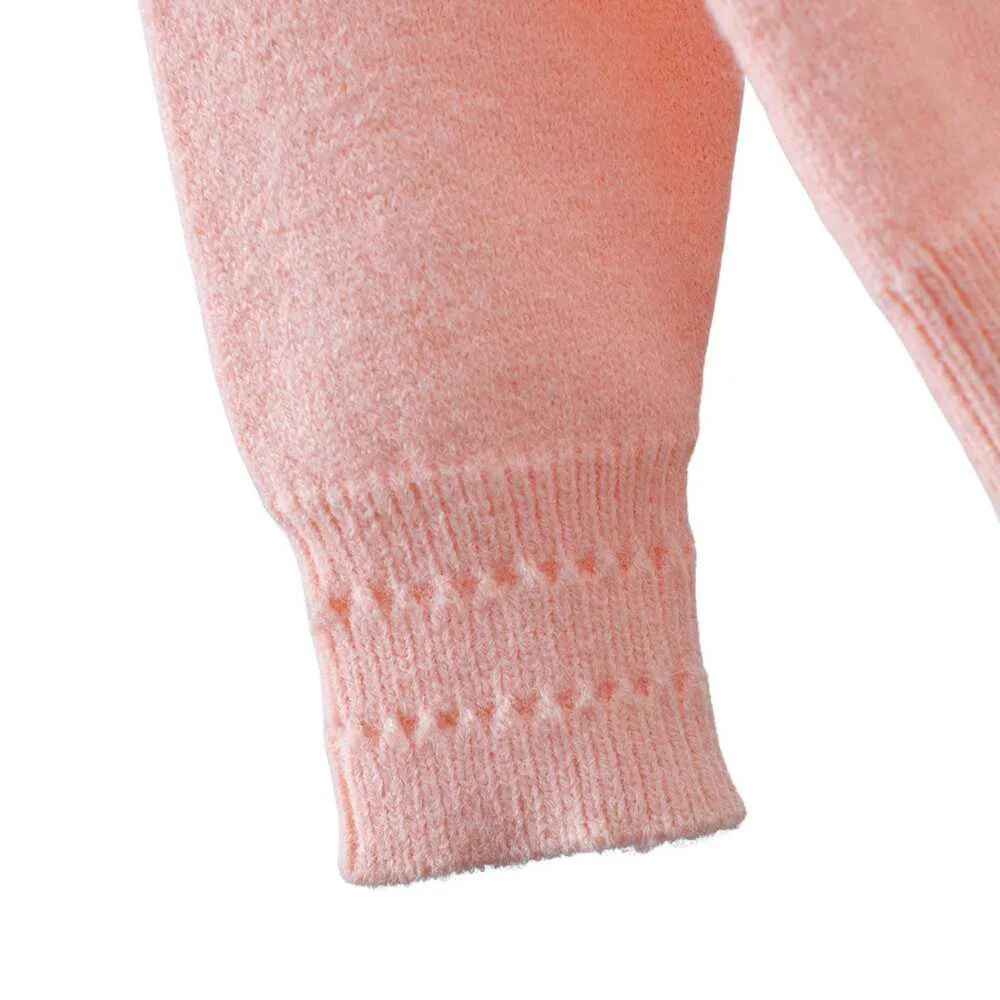 Loose Fit Hollow Out Knit Cardigan Sweater for Women