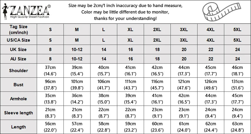 ZANZEA Woman Summer Fashion Chic T-Shirts Round Neck Short Sleeve Ruffle Trim Layered Hem Contrast-Color Casual Patchwork Tees