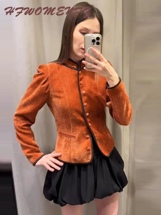 Slim Stand Collar Jacket