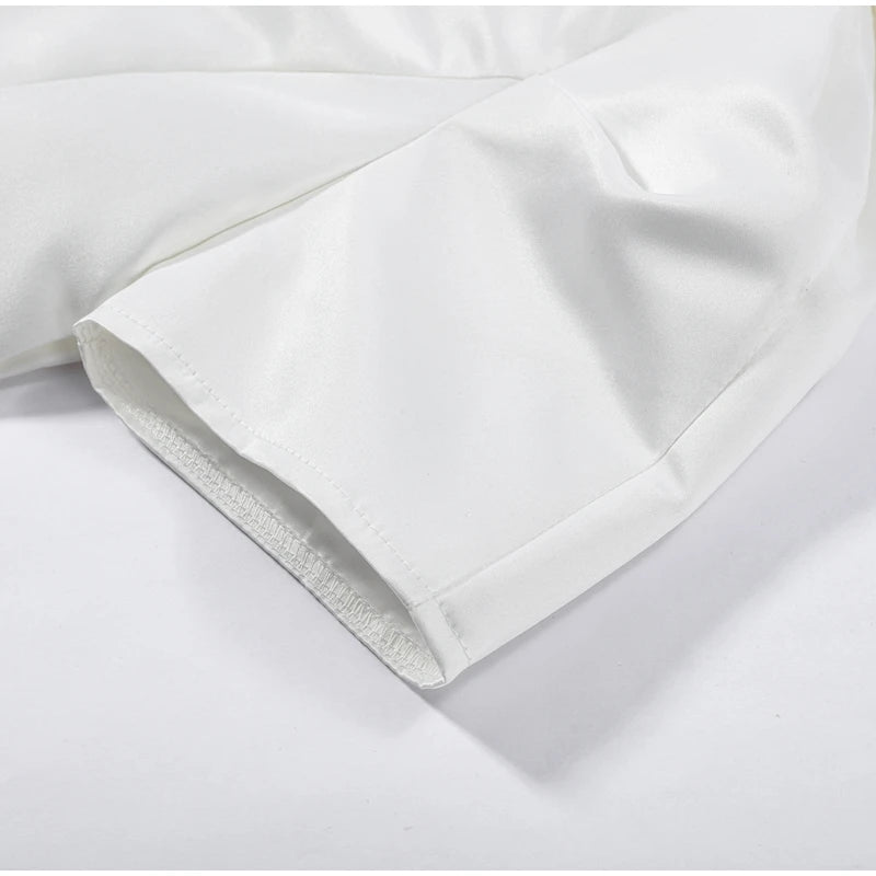 Stand Collar Puff Sleeve Coat