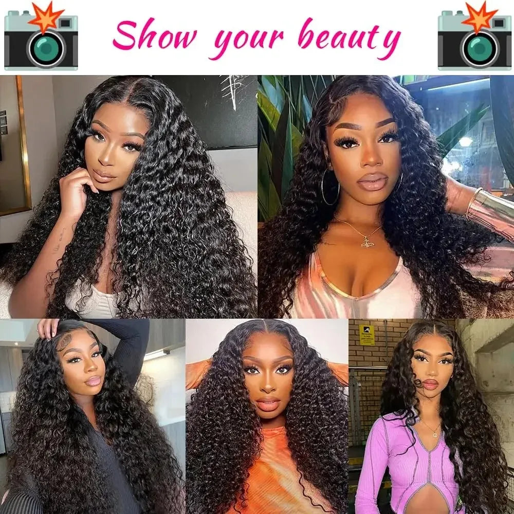 Glueless Deep Wave Human Hair Wig