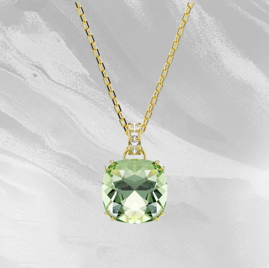Dazzling Zircon Crystal Statement Necklace for Women