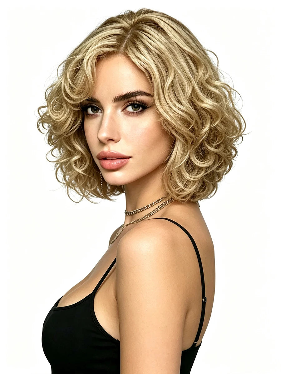 Short Water Wave Synthetic Wig