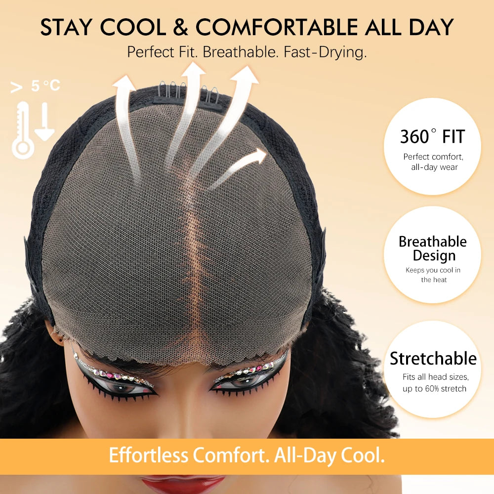 High Density Glueless Straight Lace Front Human Hair Wig for Women