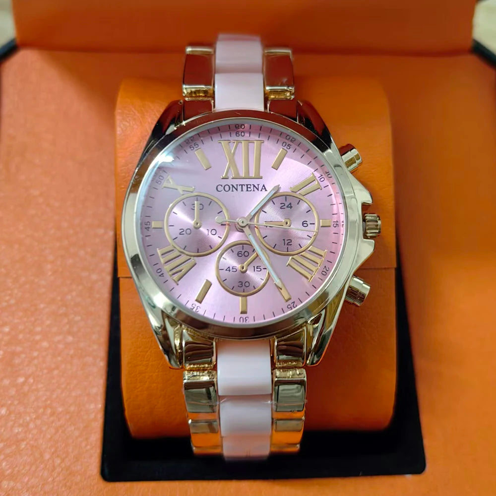 Rose Gold Stainless Steel Women's Watch