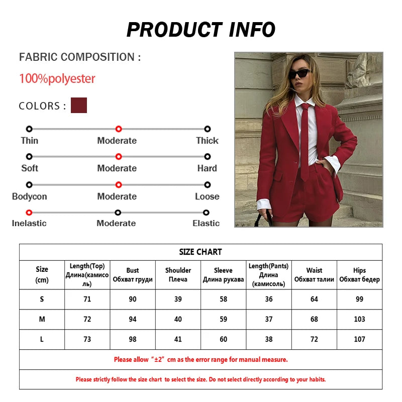 Bold Red Pockets Two Piece Set